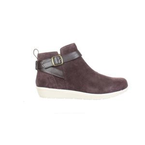 Vionic Womens Romy Chocolate Ankle Boots Size 7 Wide (C,D, W)